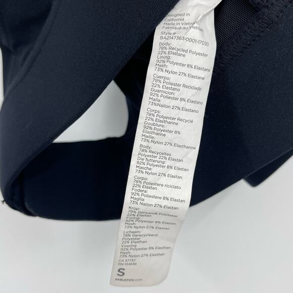 Fabletics Black Sports Bra Size Small - Picture 4 of 5